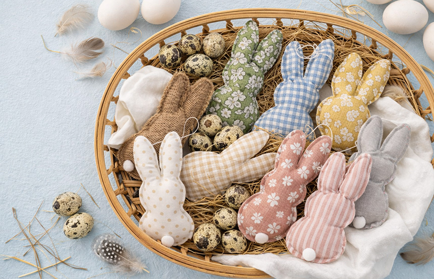 Ostern nähen: 6 frühlingshafte DIY-Ideen 