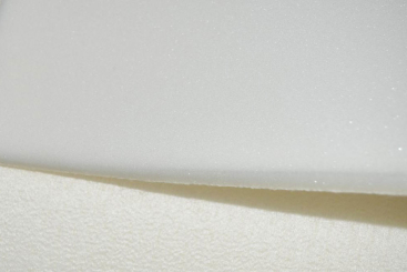 Schaumstoff - 206 x 130 cm - 4 cm dick - Weiß 