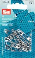 Sicherheitsnadeln silber 27mm - 16 Stück 