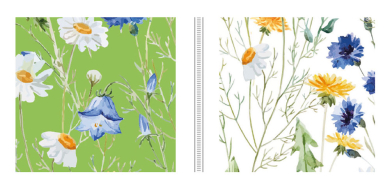 Trevira CS - Wildblumen-Wiese 