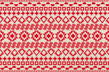Tipi-Zeltstoff - Pueblo Rot