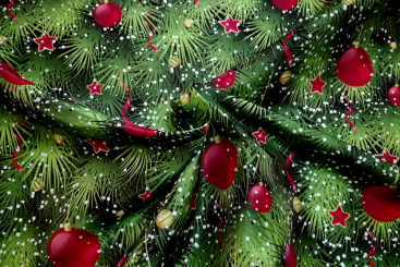 Weihnachtsschmuck - Satin 