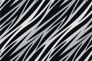 Satin-Stoff - Zebra Grau