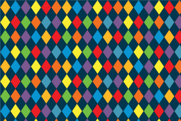 Satin - Crazy Diamonds - Nachtblau - 3,0 Meter 
