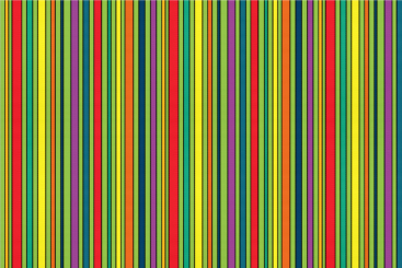 Satin Stoff - Colourful Lines Hellgrün