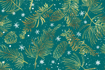 Pannesamt - Winterflair Petrol