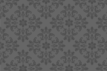 Pannesamt - Barock - Luxury-Ornament Grau/Grau