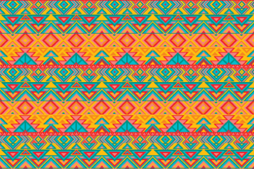 Polar-Fleece  Indio - Türkis/Gelb 