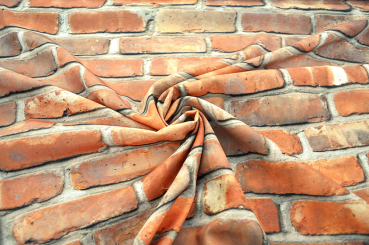 Dekostoff - Steinmauer 