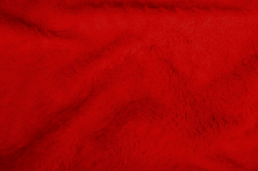 Kuschelfell 10 mm hoch - Uni Rot
