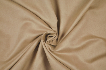 Gardinen- und Dekostoff Edelvelours - uni - Beige - 3,0 Meter Beige