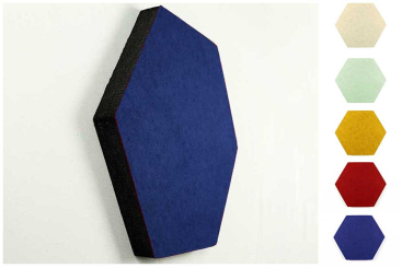 Blue Fiber Akustikpaneel - Hexagon 40 