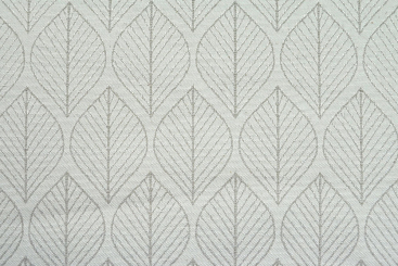 Jacquard-Dekostoff - Modern Leaves - Creme/Beige 