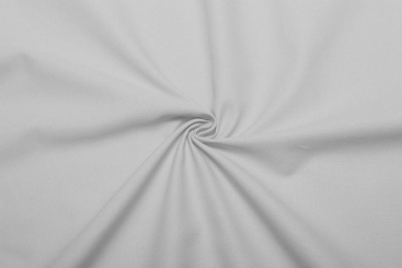 Canvas Baumwollstoff -  Uni - Hellgrau - B-Ware 