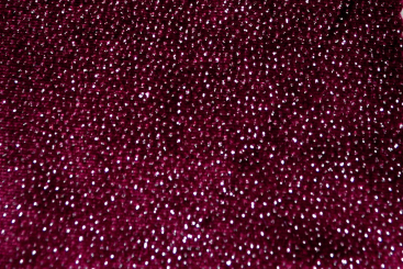 Pannesamt Deluxe - Glitzer - Bordeaux 