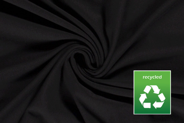 Sommersweat Recycling - Schwarz 