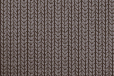 Jacquard-Jersey - Big Knit Braun