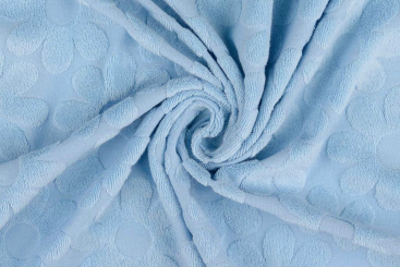 Frottee-Jacquard - Blüten 