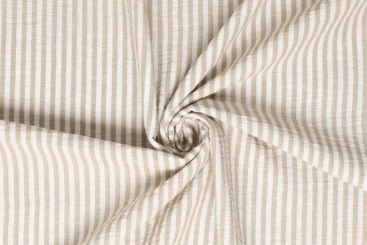 Leinen-Look - Stripes of Breeze - Beige 
