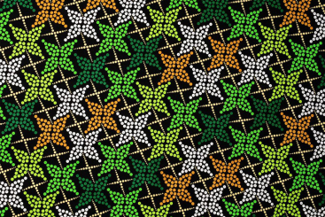 African Waxprint doppelseitig -  Kenia 