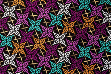 African Waxprint doppelseitig -  Nigeria 