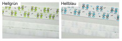 Schrägband Kiddies - 27/54 mm breit - Meterware 