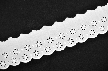 Wäschespitze Blütenträume - 60 mm breit - Meterware 