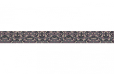 Einfassband Elastik - Camouflage - Braun 