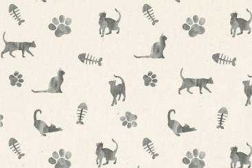Popeline-Baumwollstoff - Kitty Cat 