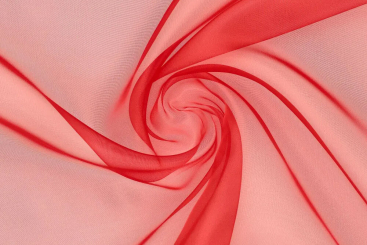 Organza-Stoff - 300 cm Rot