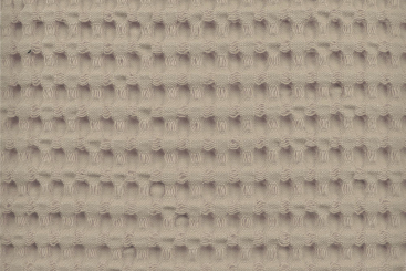 Waffel-Piqué groß - Uni Beige
