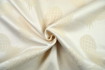 Dekostoff zweiseitiger Jacquard - Ananas 