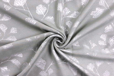 Jacquard-Dekostoff  - Eden - Grau 