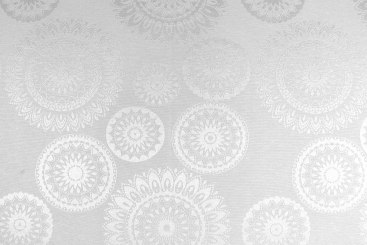 Damast-Stoff mit Mandala 