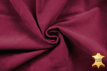 Echtleder-Stück Velours - Iowa - Croupon Bordeaux