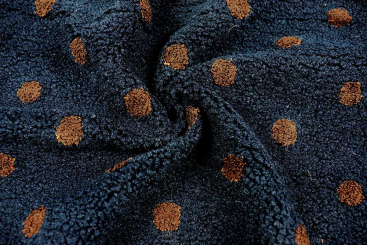 Fleece Sherpa mit Punkten 
