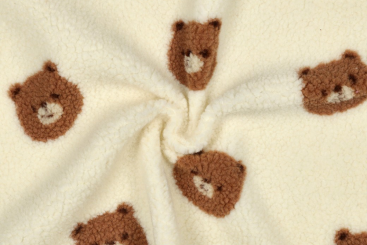 Teddy-Stoff mit Teddys 