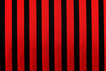 Satin Streifen - Rot/Schwarz 