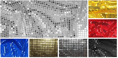 Pailletten-Stoff - 3 mm 