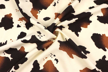 Allroundstoff mit Wild-West-Kuhprint 