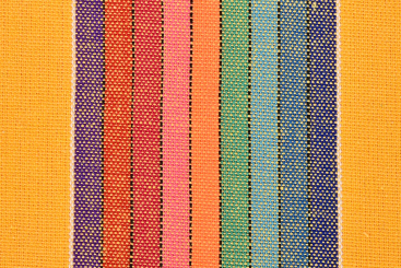 Kostüm- und Dekostoff - Colorful Stripes - Gelb 