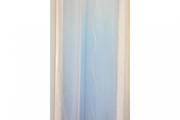 Voile Schluchsee - Weiß transparent - 290 cm hoch - 1,0 Meter 