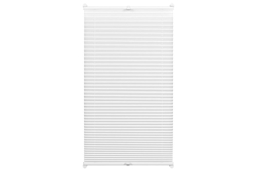 EASYFIX Plissee - 2 Bedienschienen - 40 x 130 cm - Weiß 