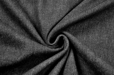 Jeans-Stoff washed - Schwarz 