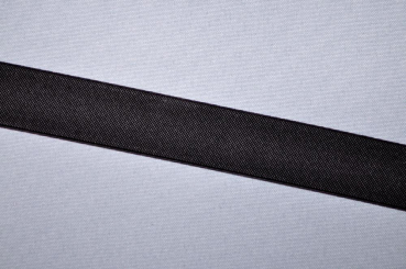 Elastik-Band 25 mm - Schwarz/Grau 