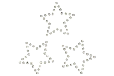Applikation - 3 Sterne, Strass 