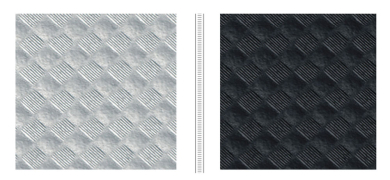 Lederimitat Techno-Look - Carbon-Stil 