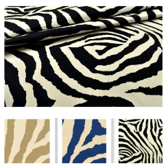 Markisen-/Outdoor-Stoff - Zebramuster 
