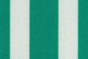 Markisen-/Outdoor-Stoff - Blockstreifen Grün/Creme