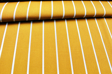 Markisenstoff gestreift - Spain Summer - 160 cm Gelb
